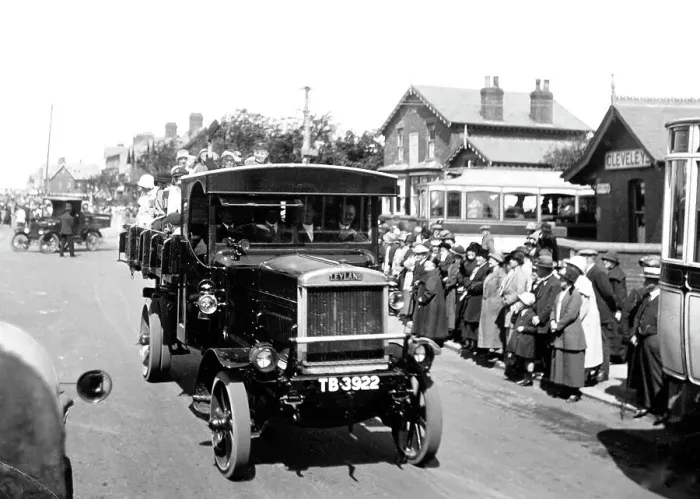 Framed Print : Cleveleys Victoria Road probably 1920s Framed Print : Cleveleys Victoria Road probably 1920s