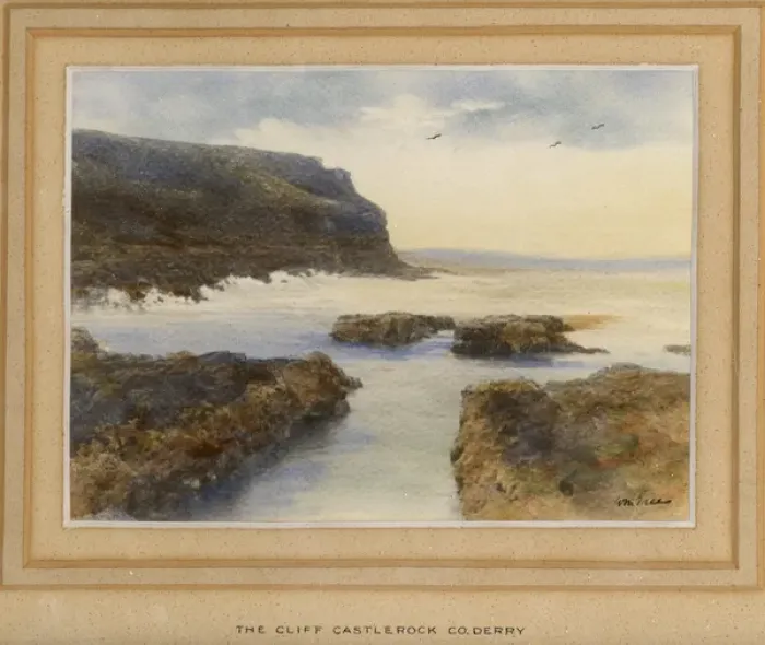 Framed Print : The Cliff, Castlerock Framed Print : The Cliff, Castlerock