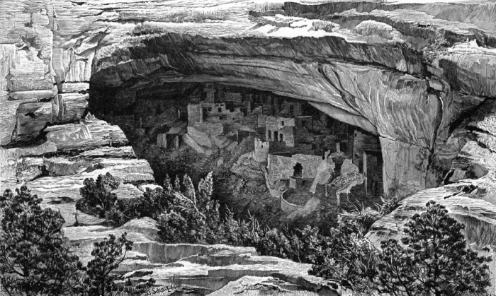 Framed Print : Cliff Dwellings, America Framed Print : Cliff Dwellings, America