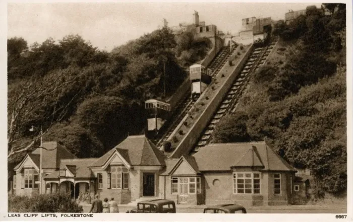 Framed Print : The Cliff Lift, Folkestone, Kent Framed Print : The Cliff Lift, Folkestone, Kent