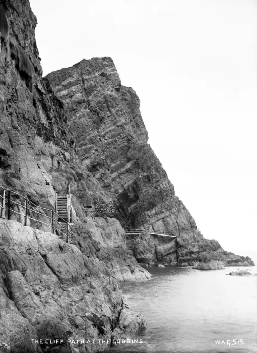 Framed Print : Cliff Path at the Gobbins Framed Print : Cliff Path at the Gobbins