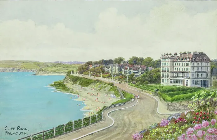 Framed Print : Cliff Road, Falmouth, Cornwall Framed Print : Cliff Road, Falmouth, Cornwall