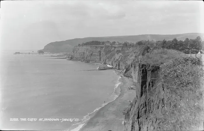 Framed Print : The Cliff at Sandown Framed Print : The Cliff at Sandown
