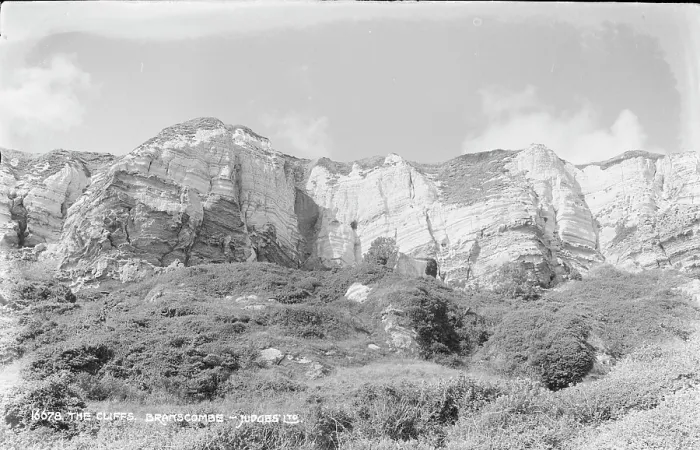 Framed Print : The Cliffs at Branscombe Framed Print : The Cliffs at Branscombe