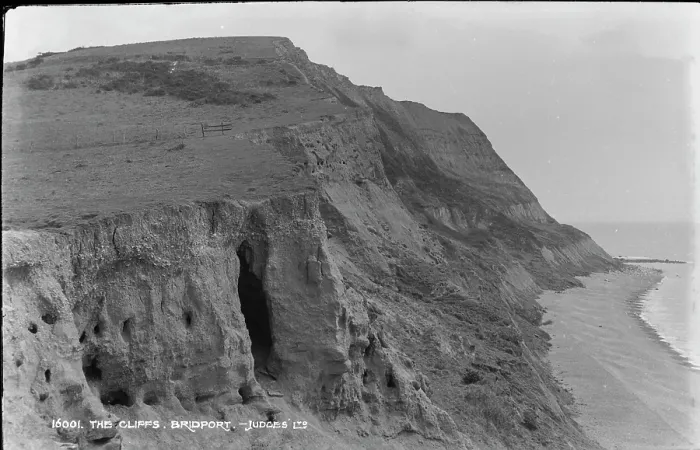 Framed Print : The Cliffs of Bridport Framed Print : The Cliffs of Bridport