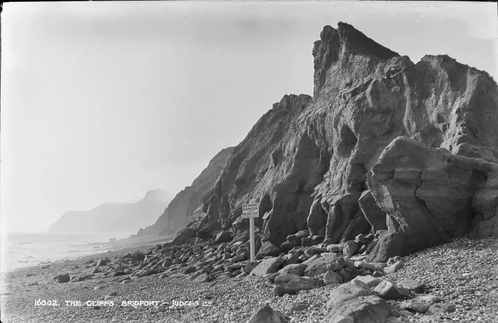 Framed Print : The Cliffs at Bridport
