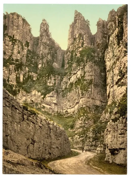 Framed Print : Cliffs, I, Cheddar, England Framed Print : Cliffs, I, Cheddar, England