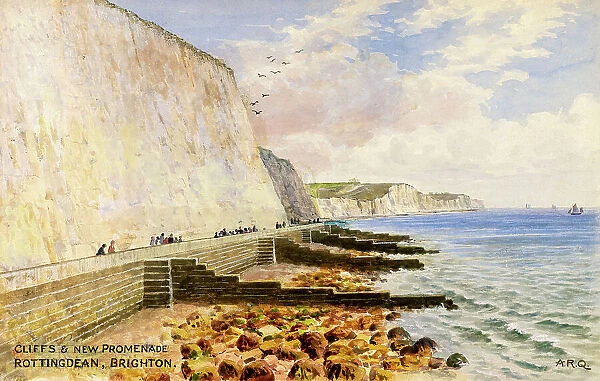Cliffs and New Promenade, Rottingdean, Sussex