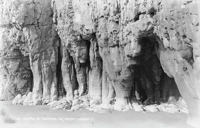 Framed Print : Cliffs at Pendine Framed Print : Cliffs at Pendine