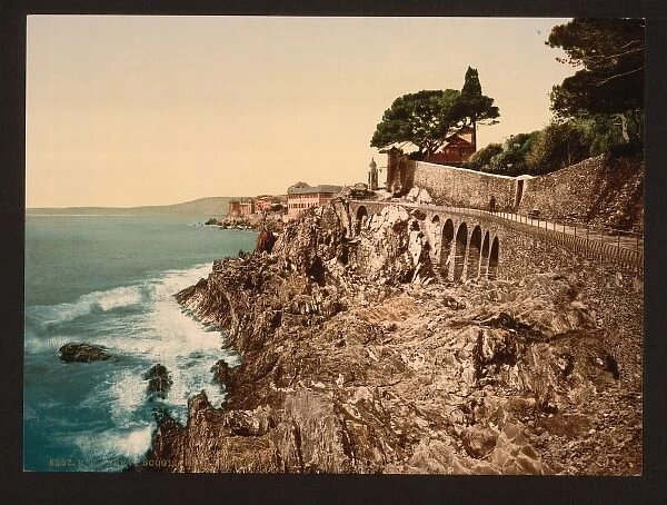 The Cliffs of Quinto, Nervi, Genoa, Italy