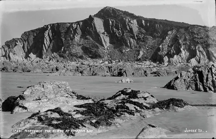 Framed Print : The Cliffs at Rockham Bay Framed Print : The Cliffs at Rockham Bay