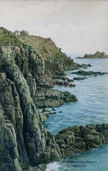 Framed Print : Cliffs and Rocks, Land's End, Cornwall Framed Print : Cliffs and Rocks, Land's End, Cornwall