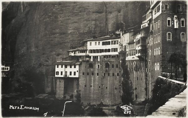 Cliffside Greek Monastery