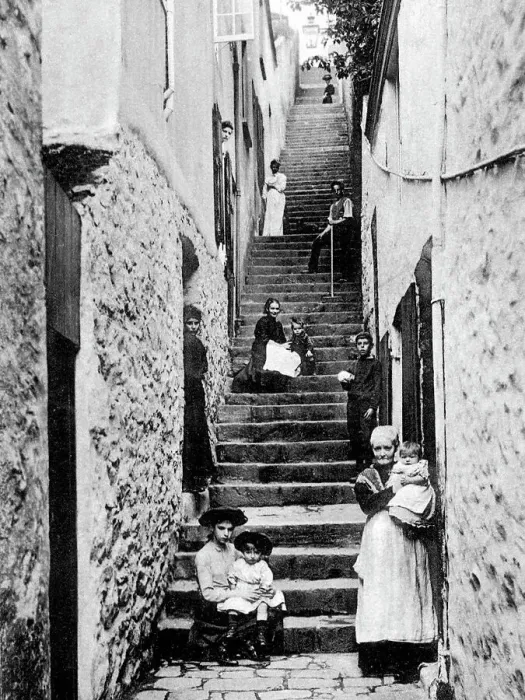 Framed Print : Clifton Steps, St Peter Port Guernsey Framed Print : Clifton Steps, St Peter Port Guernsey