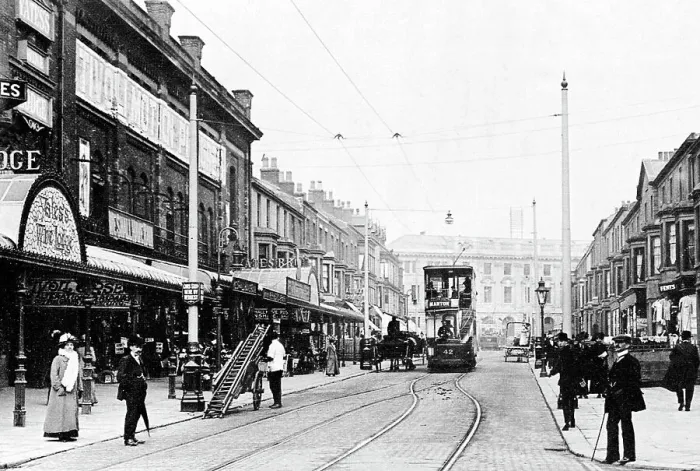 Framed Print : Clifton Street, Blackpool early 1900's Framed Print : Clifton Street, Blackpool early 1900's