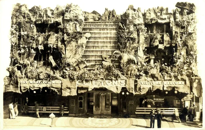 Framed Print : Clifton's Pacific Seas Cafeteria, Los Angeles, California Framed Print : Clifton's Pacific Seas Cafeteria, Los Angeles, California