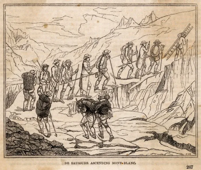 Framed Print : CLIMBING / ALPS / SAUSSURE Framed Print : CLIMBING / ALPS / SAUSSURE