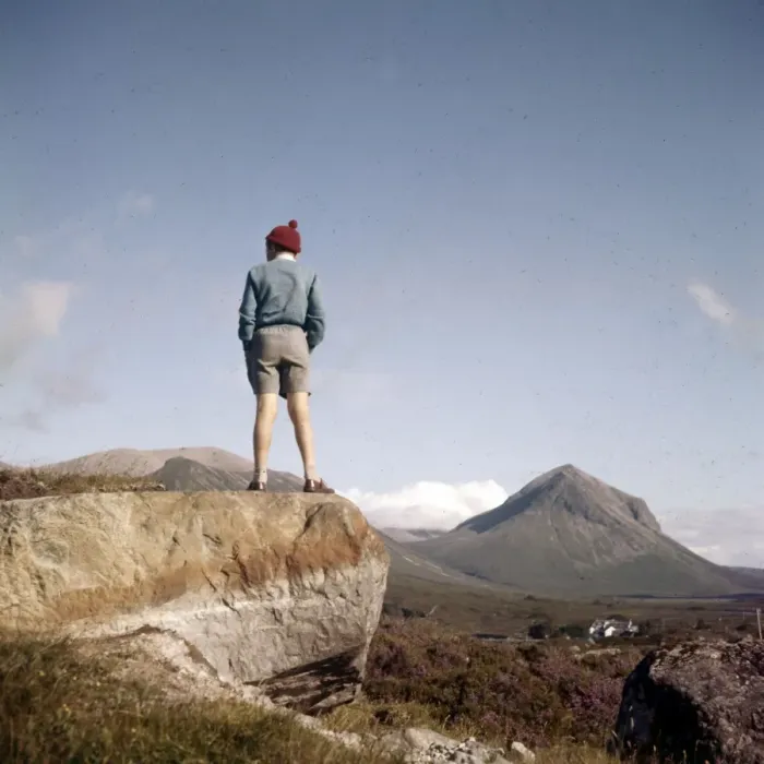 Framed Print : Climbing in the Cuillin mountains on Skye, Scotland Framed Print : Climbing in the Cuillin mountains on Skye, Scotland