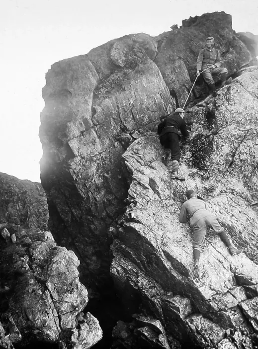 Framed Print : Climbing Deep Ghyll Pillar, lake District Framed Print : Climbing Deep Ghyll Pillar, lake District