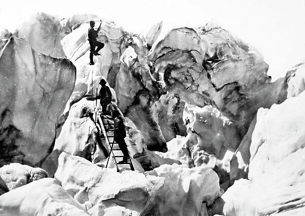 Climbing in the French Alps, Victorian period