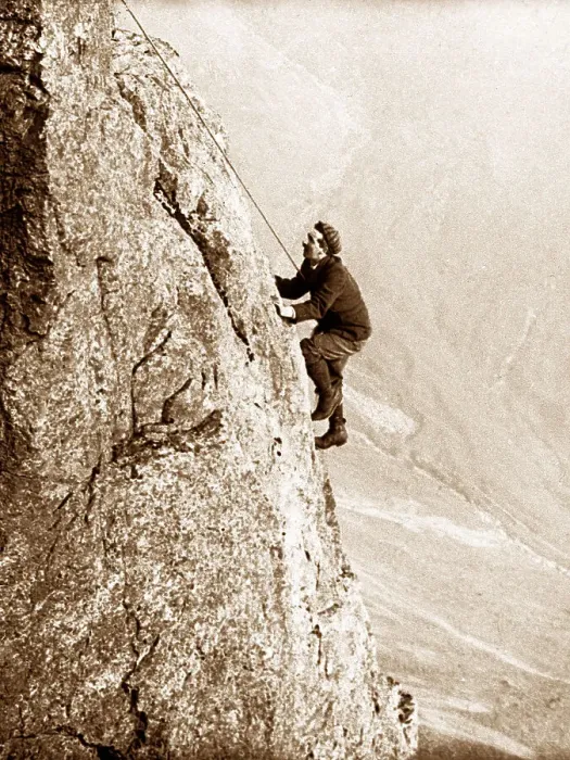 Framed Print : Climbing Great Gable Eagle's Nest Arete Victorian period Framed Print : Climbing Great Gable Eagle's Nest Arete Victorian period