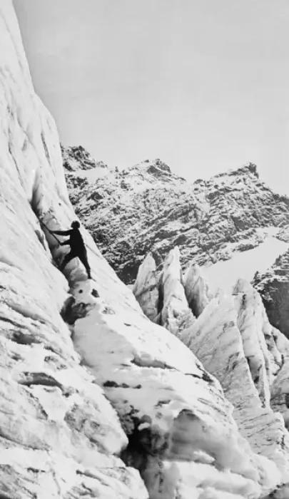 Framed Print : Climbing Mount Baker Framed Print : Climbing Mount Baker