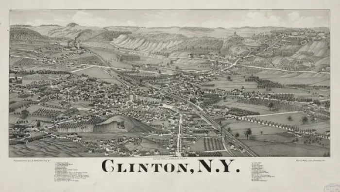 Framed Print : Clinton, N. Y Framed Print : Clinton, N. Y