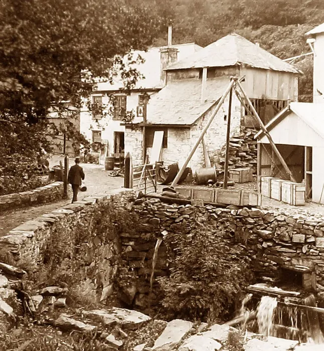 Framed Print : Clogau St. David's Gold Mine near Bontddu early 1900s Framed Print : Clogau St. David's Gold Mine near Bontddu early 1900s