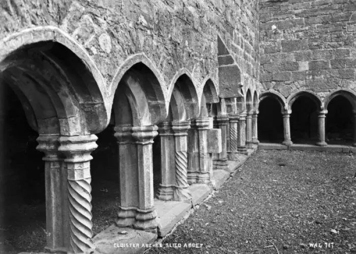 Framed Print : Cloister Arches, Sligo Abbey Framed Print : Cloister Arches, Sligo Abbey