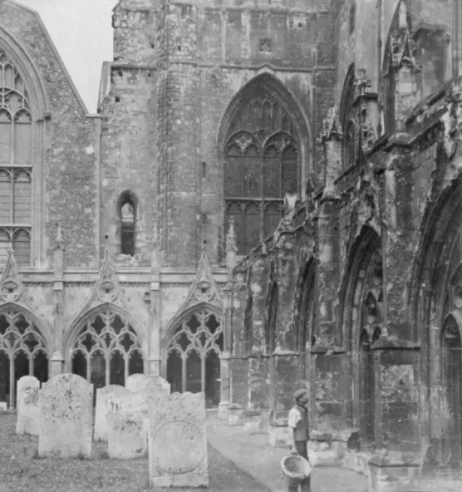 Framed Print : Cloister Graveyard, Canterbury Cathedral Framed Print : Cloister Graveyard, Canterbury Cathedral