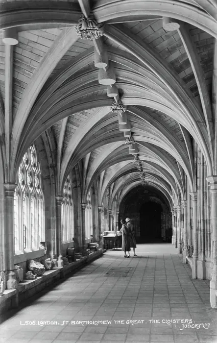 Framed Print : The Cloisters of St. Bartholomew the Great