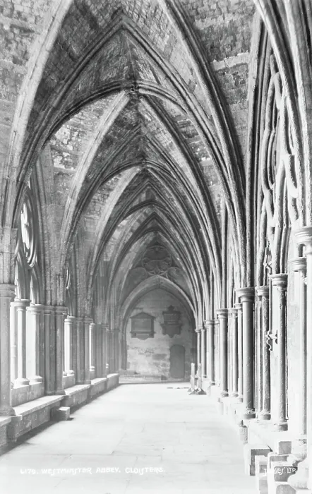 Framed Print : Cloisters of Westminster Abbey Framed Print : Cloisters of Westminster Abbey