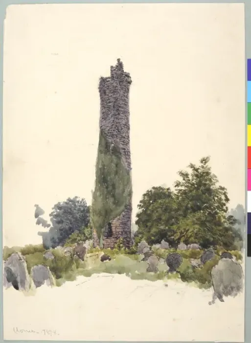 Framed Print : Clones Round Tower Framed Print : Clones Round Tower