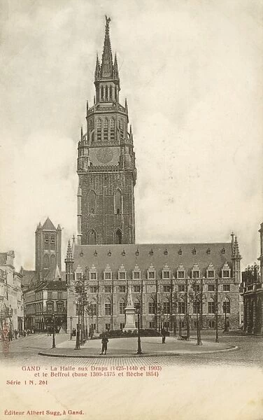 Cloth Hall and Belfry at Ghent, Belgium