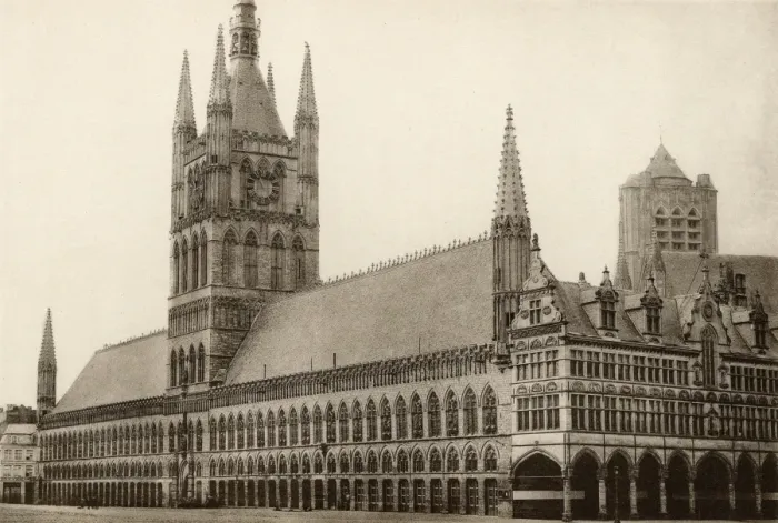 Framed Print : Cloth Hall, Ypres, Belgium Framed Print : Cloth Hall, Ypres, Belgium