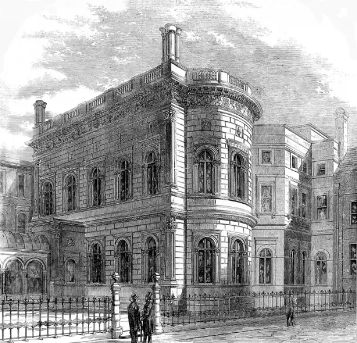 Framed Print : Clothworkers Company Hall, London, 1859 Framed Print : Clothworkers Company Hall, London, 1859