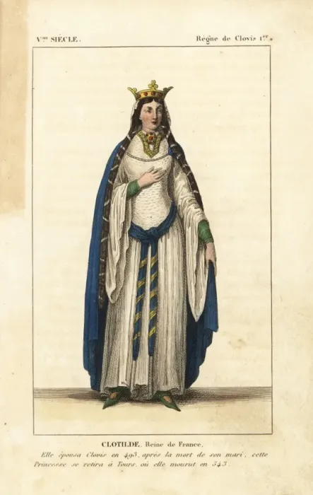 Framed Print : Clotilde, Queen of the Franks, 475-543 Framed Print : Clotilde, Queen of the Franks, 475-543