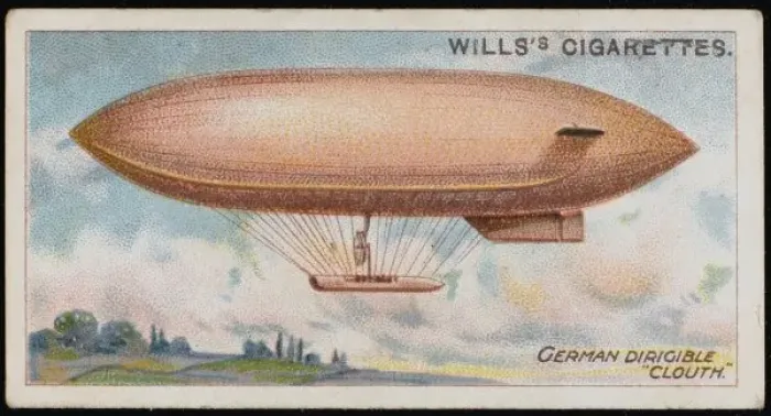 Framed Print : Clouth German Airship Framed Print : Clouth German Airship