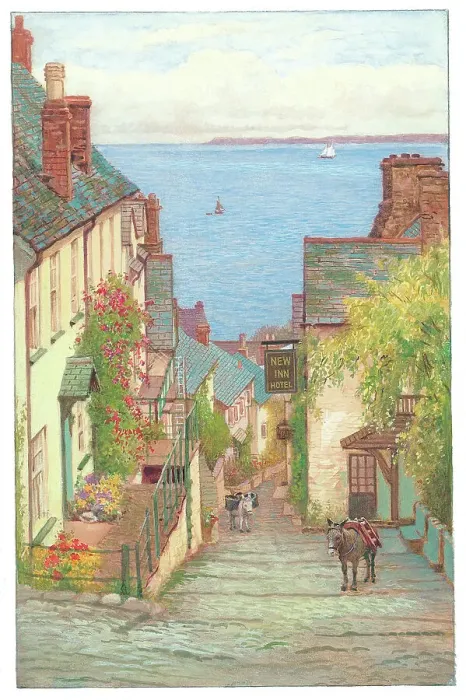 Framed Print : Clovelly, Devon Framed Print : Clovelly, Devon