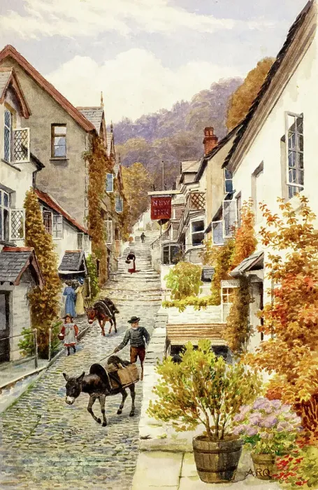 Framed Print : Clovelly, Devon Framed Print : Clovelly, Devon