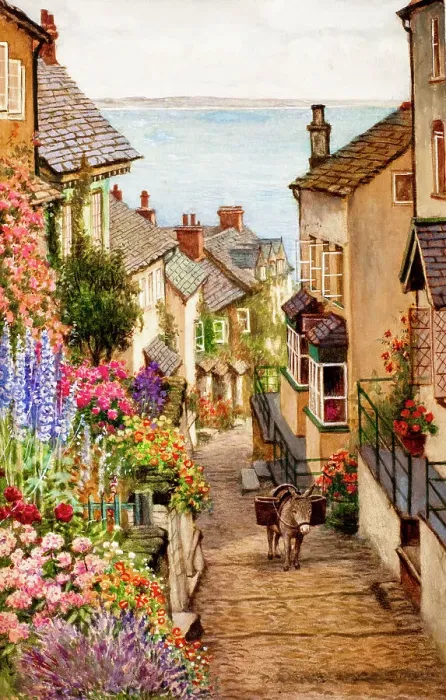 Framed Print : Clovelly, Devon Framed Print : Clovelly, Devon