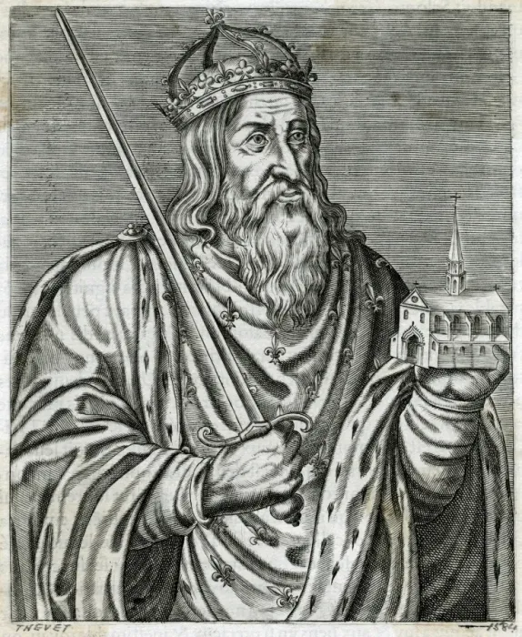 Framed Print : Clovis I (Thevet) Framed Print : Clovis I (Thevet)