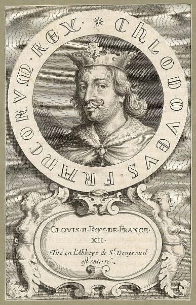 CLOVIS II king of Neustria, the first of les rois faineants (kings in name only)