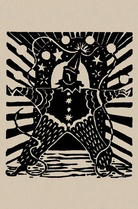 Framed Print : Clown (Black) Framed Print : Clown (Black)