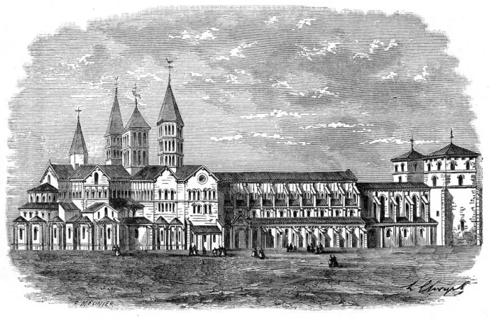 Framed Print : Cluny Abbey, France Framed Print : Cluny Abbey, France