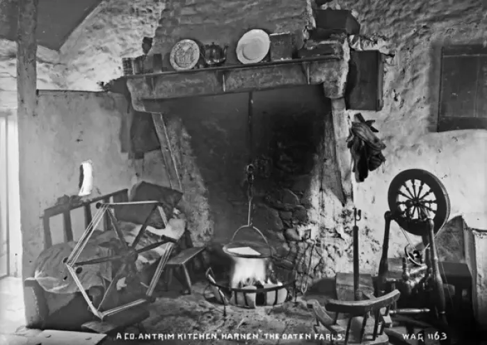 Framed Print : A Co. Antrim Kitchen, Harnen. the Oaten Farls Framed Print : A Co. Antrim Kitchen, Harnen. the Oaten Farls
