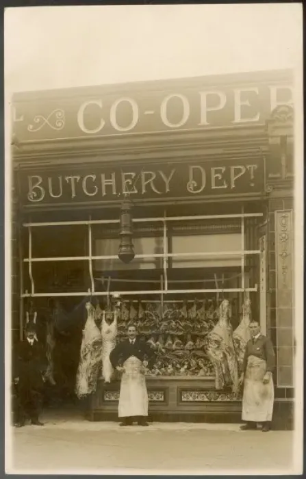 Framed Print : Co-Op Butchery Dept Framed Print : Co-Op Butchery Dept