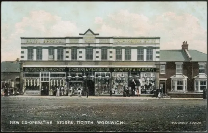 Framed Print : Co-Operative Store C1900 Framed Print : Co-Operative Store C1900