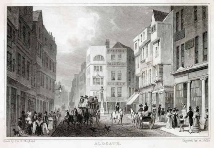 Framed Print : COACH, CARRIAGE ALDGATE Framed Print : COACH, CARRIAGE ALDGATE