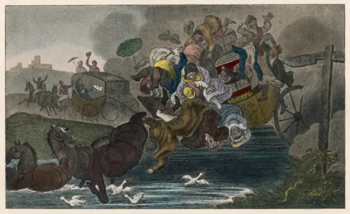 Framed Print : Coach Loses Passengers Framed Print : Coach Loses Passengers